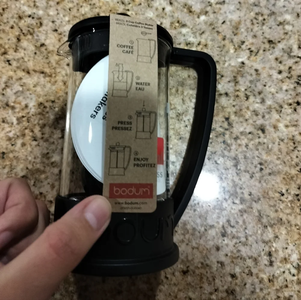 Bodum the original French press coffee maker 3 cup with measuring spoon NWT - Picture 2 of 5